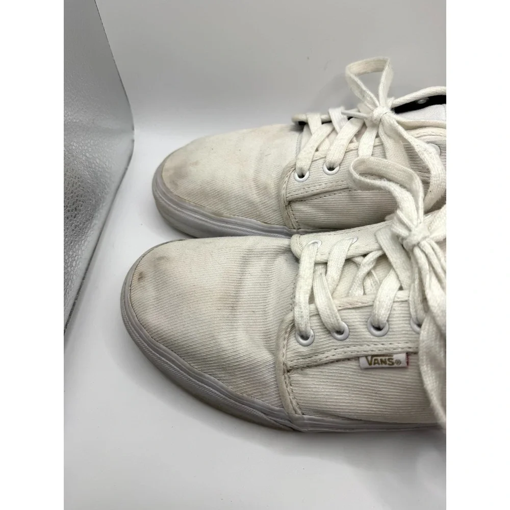 Vans Chukka Low Men 13 Sneaker Marshmallow Natural White Canvas Skateboard Shoes